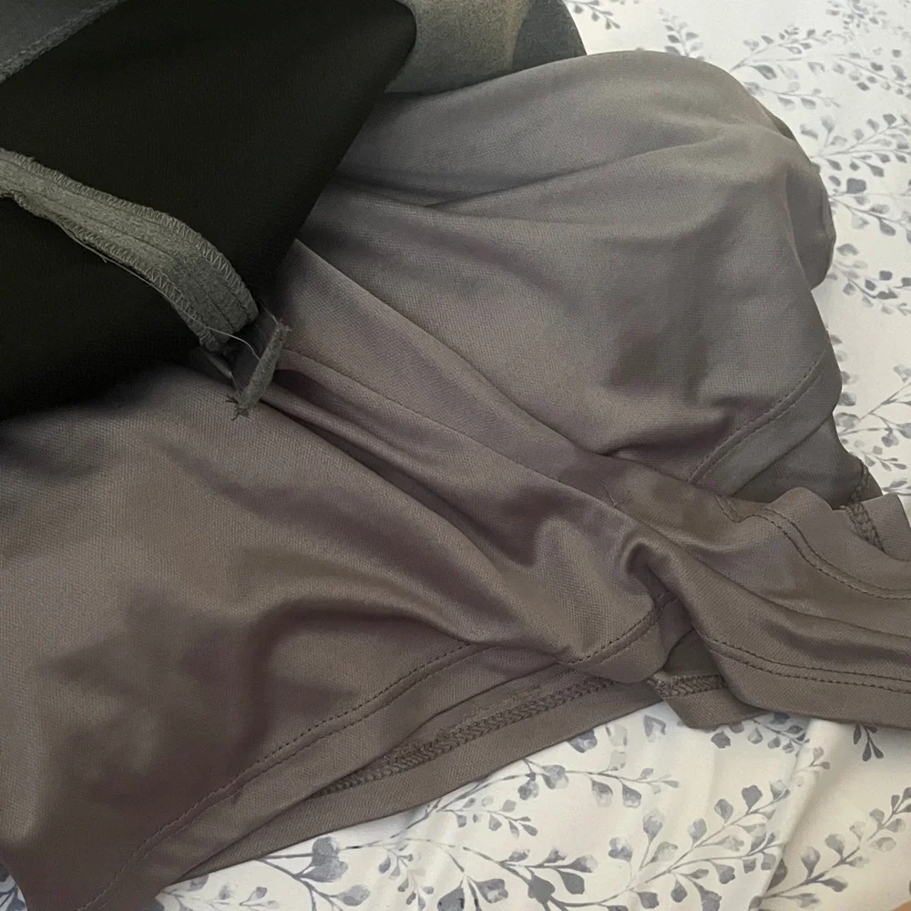 Zara Charcoal Gray Sleeveless Tie-Front Mini Dress - Picture 3 of 4